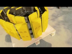 Pades de trilhos de polipropileno com cadeias de trilhos