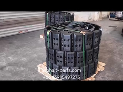 Corrente de esteira com sapatas