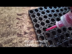 Corrente de esteira com sapatas