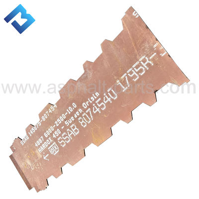 Placas de fundo dianteiras e traseiras S1880L-3L 2377338/2377343 para pavimentadores de asfalto