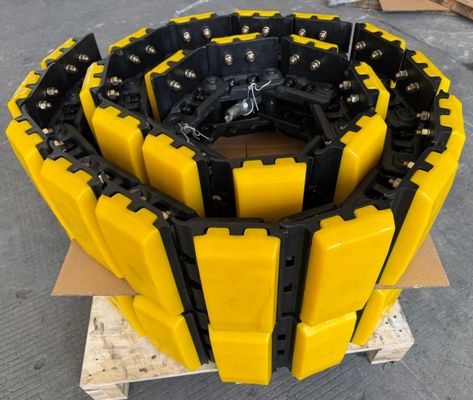 EPS PLUS Poly Track Chain Assembly 2063505 Pads de separação de trilhas para máquina de fresagem rodoviária W195 W200