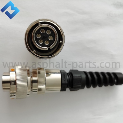 Tomada Multifunction do cabo elétrico de 6 furos para  Asphalt Pavers