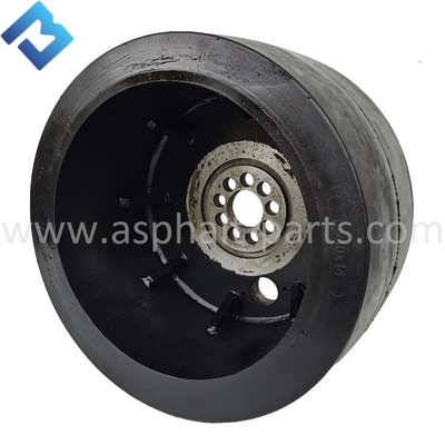 Preto de Benit BF300P Front Rubber Solid Tyre Wheels para Bomag