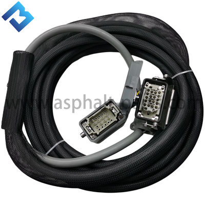 Linha 18 cabo 8m reto retangular do anfitrião de Asphalt Paver Side Control Box do núcleo para