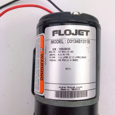 Tipo da bomba de água 12V da peça sobresselente da máquina do rolo de estrada 13.2LPM/3.5GPM FLOJET