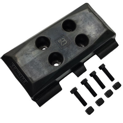 Kit de sapata de esteira de borracha 14272215 300x170mm Kit de almofada de esteira para pavimentadoras de asfalto ABG