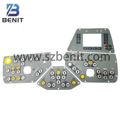 VGL Plus Paste Control Panel Sticker Main Console Button Panel Film para peças de pavimentador de asfalto