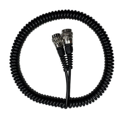 2028733 Cable de dados / Cable espiral 5-pin - 8-hole Asfalto Paver Sistema elétrico para construção de estradas de nível Meter