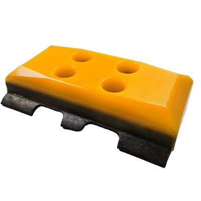 150821 ABG325 ABG323 ABG326 Pads de trilhos de poliuretano 300*170-B2 Pad integrado