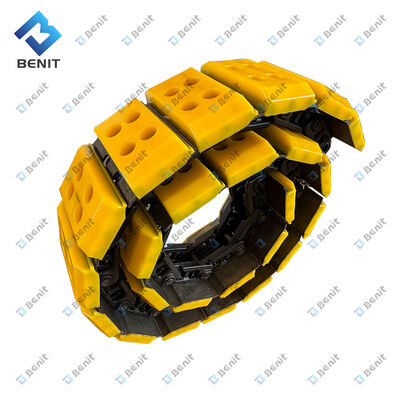 Benit Cadeia de alta qualidade de trilhos com calçados de trilhos 108756 131303 120610 121235 193008 196321 para fresadora W1500 W1900 W2100 W2200 W2000