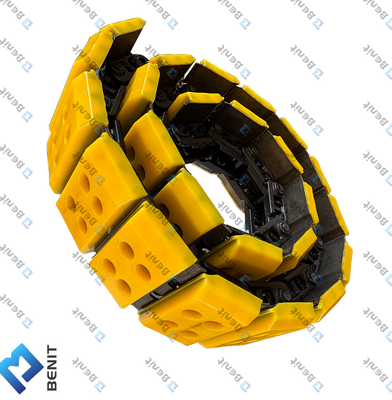 Benit Cadeia de alta qualidade de trilhos com calçados de trilhos 108756 131303 120610 121235 193008 196321 para fresadora W1500 W1900 W2100 W2200 W2000