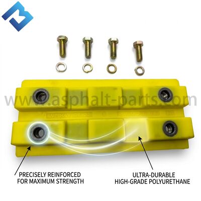 Sapata de esteira de poliuretano 2411111 para fresadora de estrada W200 W195 W155 W1900