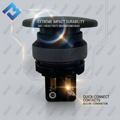 2112465 Switch 24V Mushroom  Button For W195 W200 Milling Machine