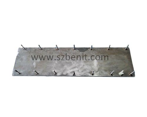 Acessórios sobressalentes para pavimentadores de asfalto BF800C Chapa de serrilho NM400 Chapa de serrilho de aço S600
