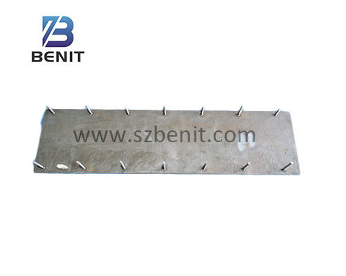 Acessórios sobressalentes para pavimentadores de asfalto BF800C Chapa de serrilho NM400 Chapa de serrilho de aço S600