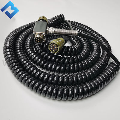 Sensor de Esqui Benit New Sonic 7 Moedas 7 Furos Conector Triplo 2542010 Cabo Espiral para Pavimentadora de Asfalto