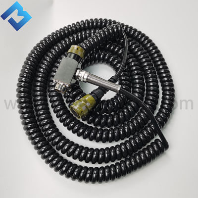 Sensor de Esqui Benit New Sonic 7 Moedas 7 Furos Conector Triplo 2542010 Cabo Espiral para Pavimentadora de Asfalto