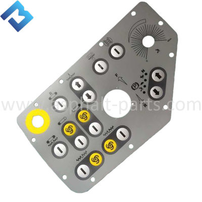 Película de painel de botões do console principal para peças de pavimentador de asfalto  da China