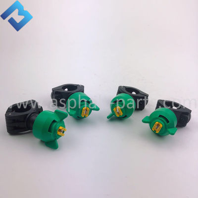 OEM ODM CC522 Bocal de pulverização de plástico de tamanho pequeno Verde Preto para rolos de estrada