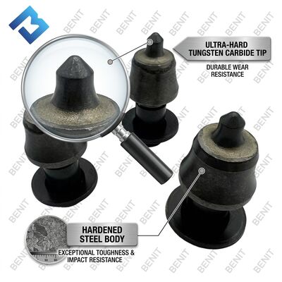 BNT6/22 2493524 Bit de moagem durável e estável à água para fresadoras de estradas, plainas frias