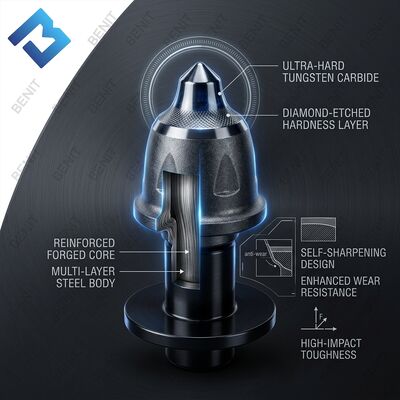 BNT7/20 2642534 Bit de fresagem de alta resistência para fresadoras de estradas, plainas frias