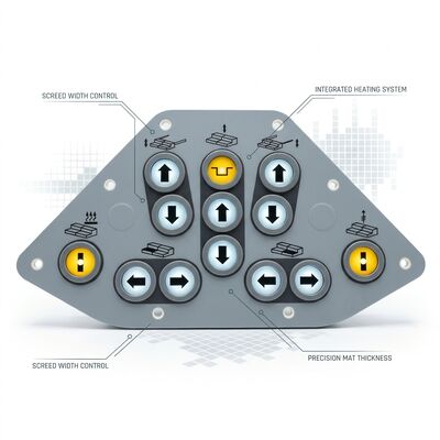 2134254 Peças Sobressalentes para Pavimentadora de Asfalto Controle Remoto do Console Principal Substituição Painel de Controle Fit S1800 S2100-2